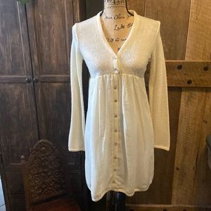 🤍cream baby doll dress🤍